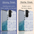 Custom Initials Toile Bookshelf Floral Galaxy Case